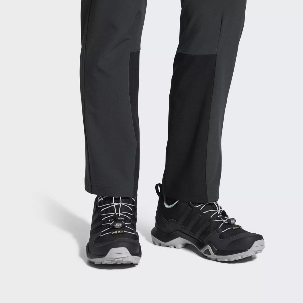 Adidas Terrex Swift R2 GTX Tenis De Seguridad Negros Para Mujer (MX-76418)